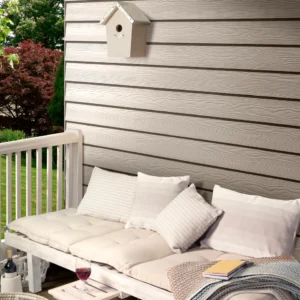 Cedral wood lap porch